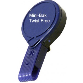 Twist Free Badge Reel w/belt clip Back - 10 pack